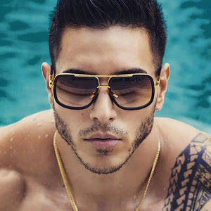 New Fashion Big Frame Sunglasses Men Square