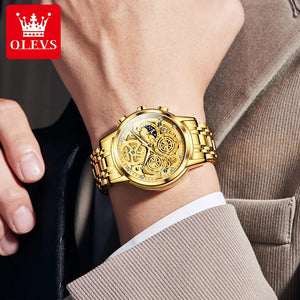 OLEVS Original Brand Luxury Men's watches Fashion High Grade