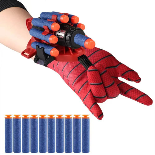 20 weiche Kugel Cosplay Handschuh Launcher Set Hero Launcher Handgelenk Spielzeug Neujahr