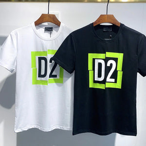 Oversize Men Tshirts Luxury Brand D2 High Quality