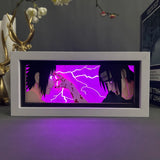 Uchiha Sasuke and Uchiha Itachi 3D Anime LED Light Box