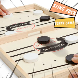 Sling Puck Brettspiel Tisch Hockey Tischfußball Gewinner Party Familie Interaktives Spielzeug Für Kinder Erwachsene