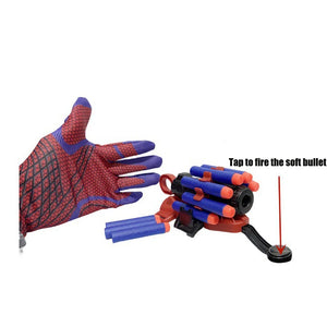 20 weiche Kugel Cosplay Handschuh Launcher Set Hero Launcher Handgelenk Spielzeug Neujahr