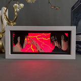 Uchiha Sasuke and Uchiha Itachi 3D Anime LED Light Box