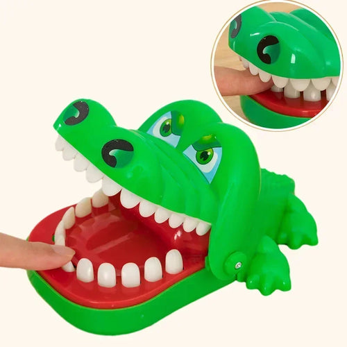 Spannendes Trickspielzeug, Simulation eines Krokodilhais, Bissfinger,
