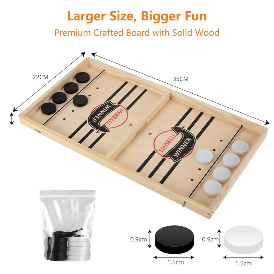 Sling Puck Brettspiel Tisch Hockey Tischfußball Gewinner Party Familie Interaktives Spielzeug Für Kinder Erwachsene