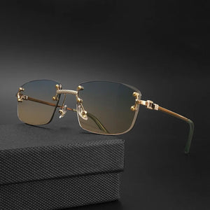 2022 Rimless Square Sunglasses Men Women