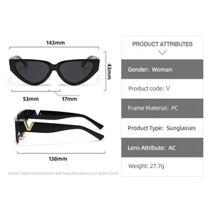 Luxury Glamour Women Brand Sunglasses